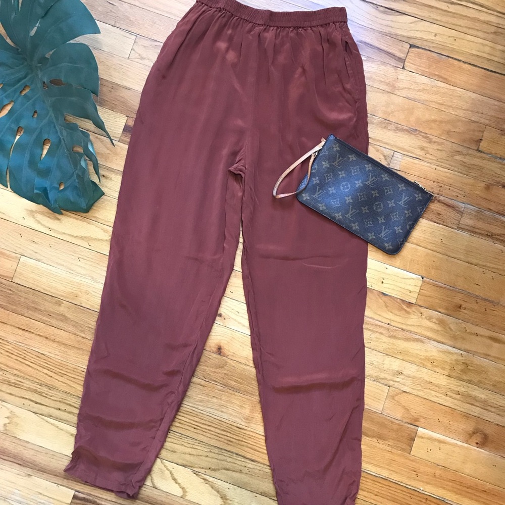 Vintage Diane Von Furstenburg Silk Pants